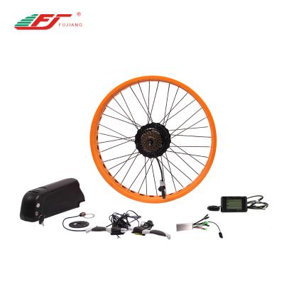 China 750w ebike motor conversion kit including 48v battery and 26