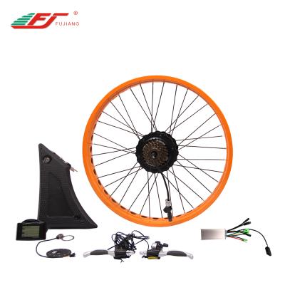 China Aluminum Alloy 500w 750w Rear Spoke Wheel Electric Bike Conversion Kit With Europe Certification 26