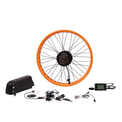 China 26 inch full electric enduro bicycle ebike conversion kit with 48v battery 26