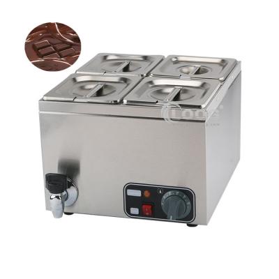 China Stainless Steel Chocolate Melting Machine With Tap Commercial Catering Equipment New Chocolate Melter Warmer Electric Chocolate Tempering Maker On Sale for sale