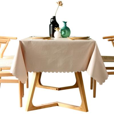 China CLASSIC Household Color No-Wash Tablecloths Oil-proof Single Products Plastic PVC Table Cloths For Dining Room for sale