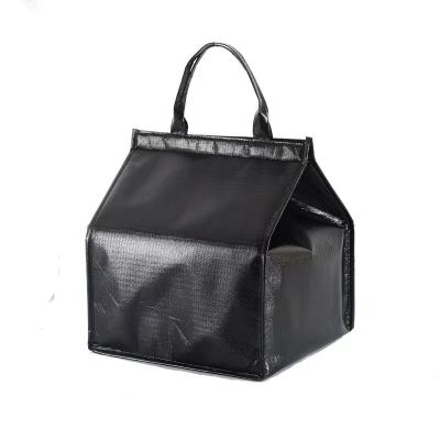 China Wholesale Promotional Custom Logo Waterproof Eco Friendly Portable Non Woven Cooler Bag For Meal Delivery Small Grocery Bag for sale