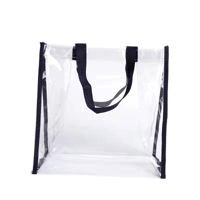 China Show Custom Biodegradable Transparent Recycled Eco Friendly Washable PVC Mesh Bag for sale