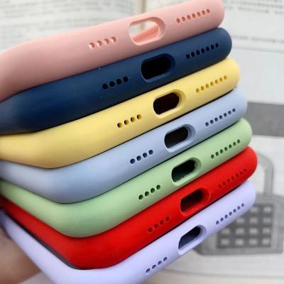 China 2021 Eco-friendly Luxury Original Silicone Case For iPhone 12 11 Pro 7 8 Max Plus 12 Pro Mini X XR XS Case for sale