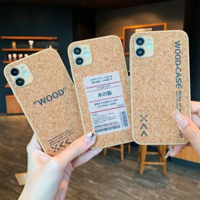 China Anti-fall Retro Designer Wood Grain Vintage Cover Wooden Phone Case For Apple iPhone 13 Pro 12 11 Pro XS XR Max X 6s 6 7 8 plus 7plus for sale