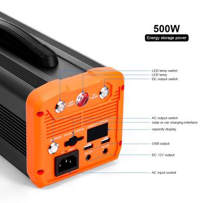 China Portable Home Generators Lithium Acdc Home System With 100 Wh Panel With A 12V TV Mobile Solar Generator for sale