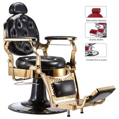 China Beaty Barber Shop Retro Antique Barber Chairs For Barber Shop Equipment for sale