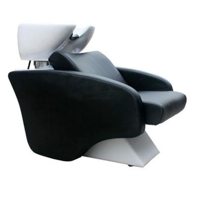 China Modern high quality salon furniture shampoo bed, modern luxury hair stations shampoo wash basin and chair for sale