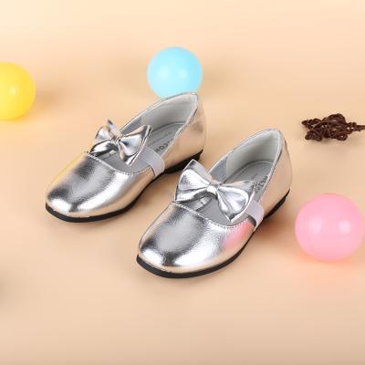 China Flat Girls Fall Style Candy Color Flat Girls Shoes Bow Princess Shallow Mouth Shoes, Flat Soft Unique Shoes for sale