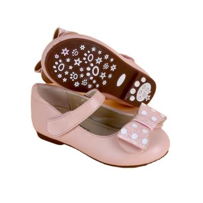 China The latest fashion news polka dot bow dot girls shoes kids princess flat shoes slip on casual shoes for kids for sale