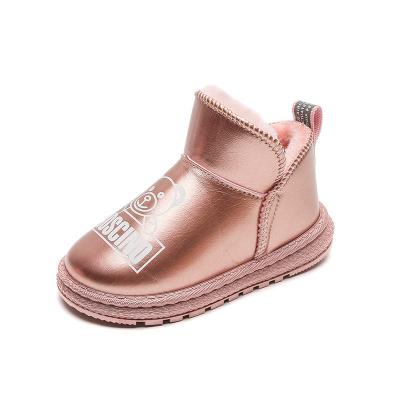 China New Breathable Winter Boys Cotton Shoes Girls Mid-cut Shorts Boot Thick Boots for sale