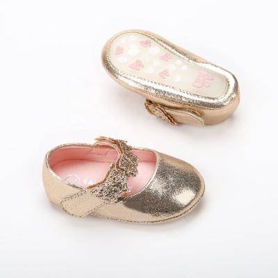 China New Style Flat Lovely Baby Shoes Soft Unique Mary Jane Baby Shoes for sale