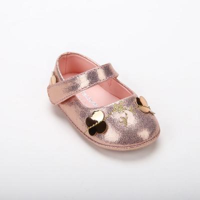 China New Style Flat Baby Toddler Girl Newborn Crib Shoes Lovely Soft Unique Baby Shoes Mary Jane Baby Shoes for sale