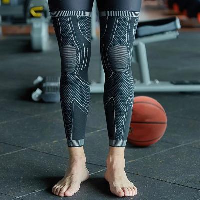 China For Diabetic 1 Pair Leg Sleeves Compression Leg Warmers Socks Cycling Knee Leg Support Protector Long Guard For Running Bike Bicycle Sports for sale