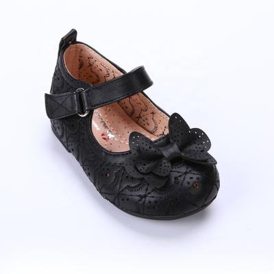 China Flat 2021 Sweet Bow Design Girls Shoes Children Mary Jane Shoes Kids Princess Shoes Flat for sale