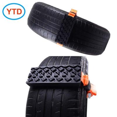 China Natrual Winter Rubber Antiskid Tire Wheels Snow Chains For Car Rubber Universal Repeatedly Use Car Antiskid Chains for sale