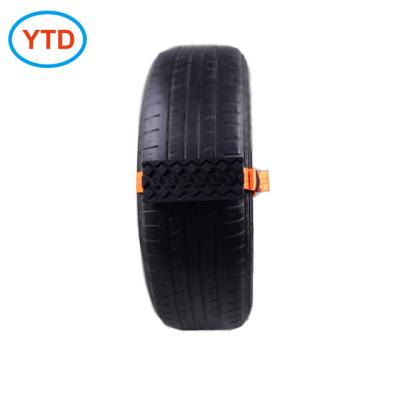 China 2pcs/set Hot Selling Natrual Universal Rubber Tire Anti-skid Car Snow Chain for sale