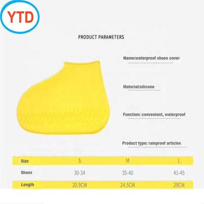 China Portable Thick Disposable Anti-skid Outdoor Support Rain Shoe Protectors Covers Waterproof Boots for sale