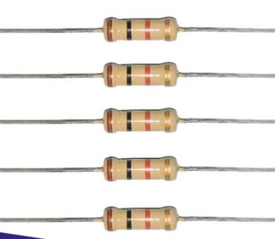 China CF 1/8W1/4W 1/2W 1W 0.125W 0.25W 0.5W 0R-10m Ohm 5% CP Wire CU Wire Resistor Carbon Film Resistor for sale