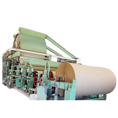 China 1092 Type Waste Paper Industry Paper Recycling 10 Ton Per Day Kraft Paper Making Machine for sale