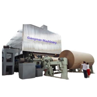 China Zheng Zhou Guang Mao 3200mm Paper Mill Fourdrinier Wrapping Paper Industry Wrapping Paper Making Machine Price for sale