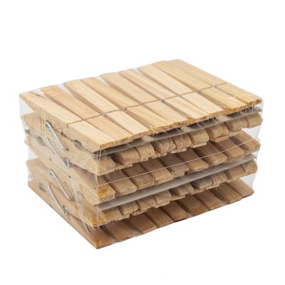 China Traditional Wooden Cloth Peg Clips For Socks Wood Peg Mini Clothes Clip Pegs OEM ODM for sale