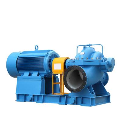 China Automotive Industry High Flow 1000L/S Shipping & Handling Horizontal /OS Double Suction Split Case Industrial Centrifugal Water Pump for sale