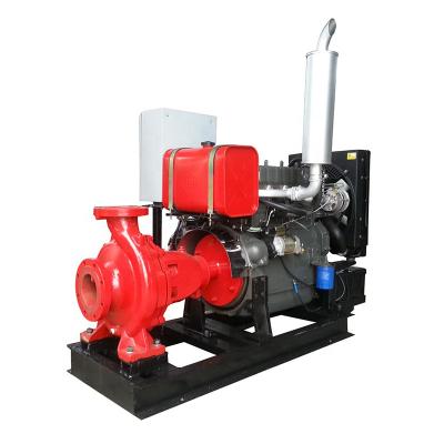 China Auto Industry Agriculture Machinery Equipment Large 8 Inch Diesel Centrifugal Water Pump Irrigation Flow 120L/s for sale