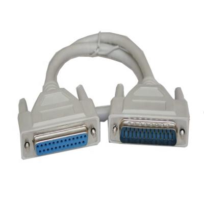 China High Speed ​​Computer Cable DB25 Custom Length D-sub Male To Female for sale