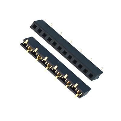 China PCB Circuit Connector Pitch 2.0mm Pitch 2.0mm Female Header Size 4.0 SMT Single Row PCB Board To Board Connector smd pin header female for sale