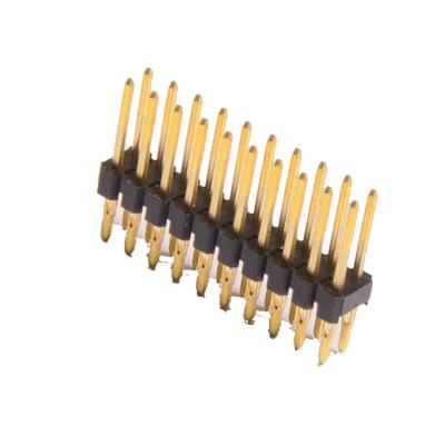 China PCB Circuit Connect High Quality Customize 2.54mm Dual Row PRESS-FIT Pin Header Connector Header Pins Straight Header for sale