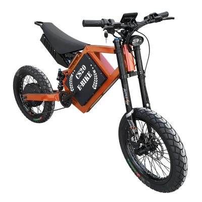 China High Power Electric Motorcycle 72v 8000w Large Battery Capacity Mountain Bike Standard Full Motor Electric Brushless Suspension for sale