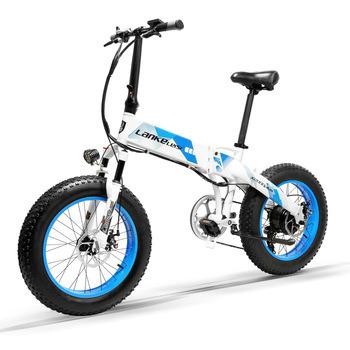 China 20inch 7 speed fat tire folding frame 48v 500w/750w/1000w motor city standard brushless wide range electric ebike for sale