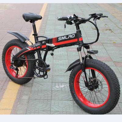 China 12.8ah Standard High Quality Customized Electric Snow Bike 48v 350w/500w/750w/1000w Electric Bike for sale