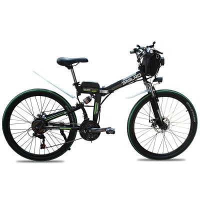 China Mountain Standard Steel Foldable Electric Bicycle Frame 500w 48v 13ah Electric Bike 26inch Electric Bicycle for sale