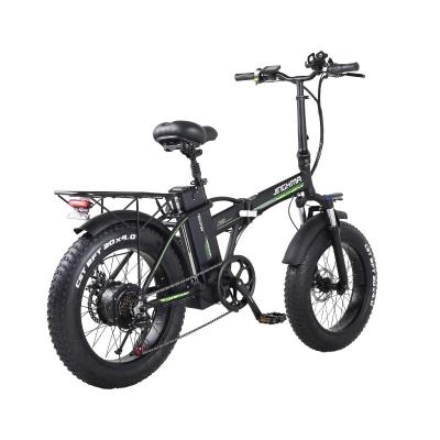 China EU standard 20 inch warehouse7 gears variable speed 48V 15Ah lithium battery 800W motor brushless folding electric mountain bike for sale