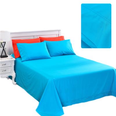 China Disposable 100% Cotton Plain Dyed Designers Bedding Set Bed Sheets 4Pcs Duvet Cover for sale