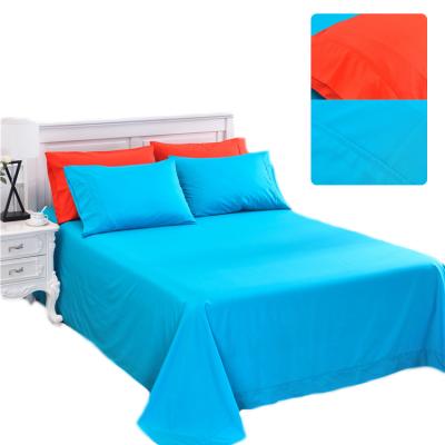 China Disposable Adult Home King 4 Piece Bed Sheet Set Luxury Cotton Bedding Set for sale