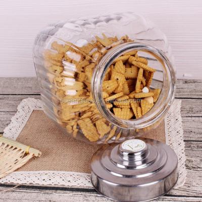 China Viable Daily Necessities Airtight Jar Glass Sealed Canned Storage Glass Jar for sale