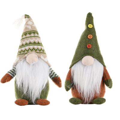 China Nonwoven Fabric Christmas Decorations Ornaments Santa Claus No Face Gnome Plush Plush Doll For Christmas Gift for sale