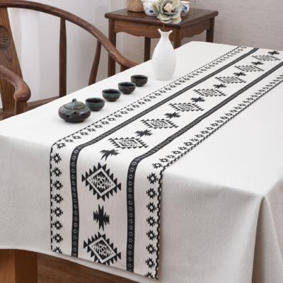 China Durable Ethnic Retro Style Dining Table Table Runner Geometric Indian Table Runner for sale