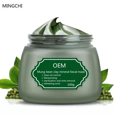 China Moisturizer Oil Control, Bacteria Removal, Mites Deep Cleansing and Water Filling, Mung Bean Paste Private Control Mask for sale