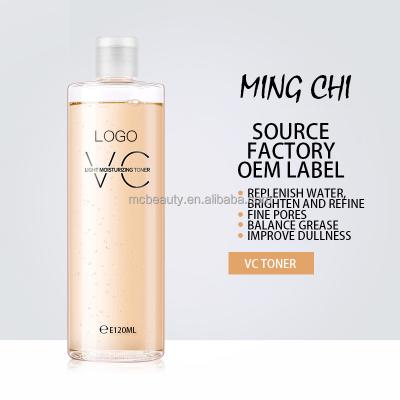 China Toner VC toner shrink pores, moisturize, makeup spray, oil control private order. for sale