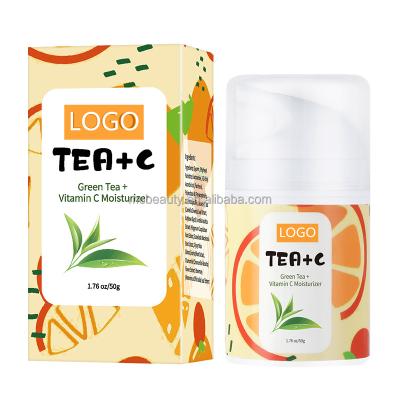 China Factory Green Tea Cream Anti Wrinkle Moisturizing Vitamin C VC Moisturizer Skin Care Products Wholesale Skin Care for sale