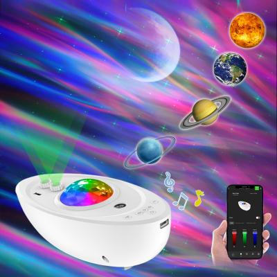 China App Modern Upgraded Smart Projector 3 in 1 Starry Sky Projector Aurora Music Star Night Light for sale