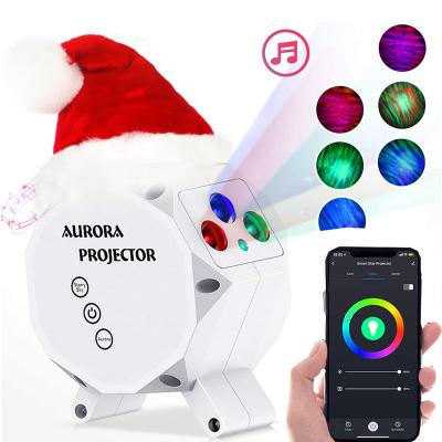 China Home Modern Star Aurora Sky Night Light Projector Mood App Music Magic Control Alexa and Google for sale