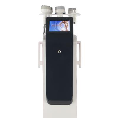 China Weight Loss Vertical 6 in 1 Cavitation 40K Ultrasonic Brush Multifunctional BIO RF Microcurrent Beauty Machine for Salon for sale