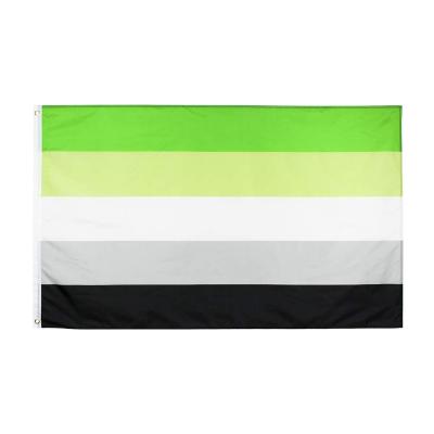 China Sports And Games Gay Pride LGBT Flags Polyester Banner With Brass Grommets 3 x 5 ft for sale