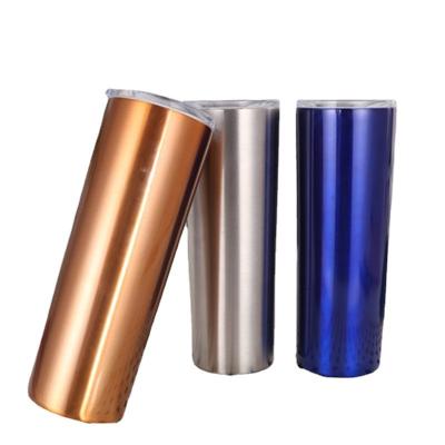 China Stainless Steel Insulated Wholesale With Straw And Lid Travel Slim Viable Hot Selling Rocker Arm Customized Color for sale