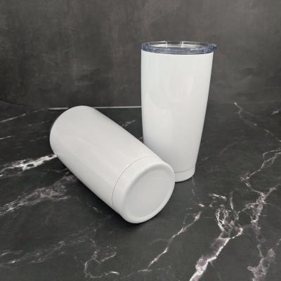 China Durable 20Oz Vacuum Cup Stainless Steel Double Walled Tumbler Sublimation Blanks for sale